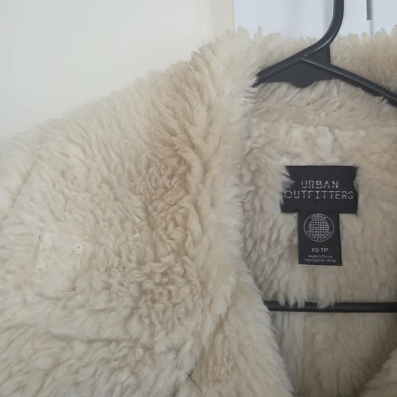 Faux Shearling Lined Dark Chocolate/Black Vinyl Faux Leather Jacket - Picture 9 of 9